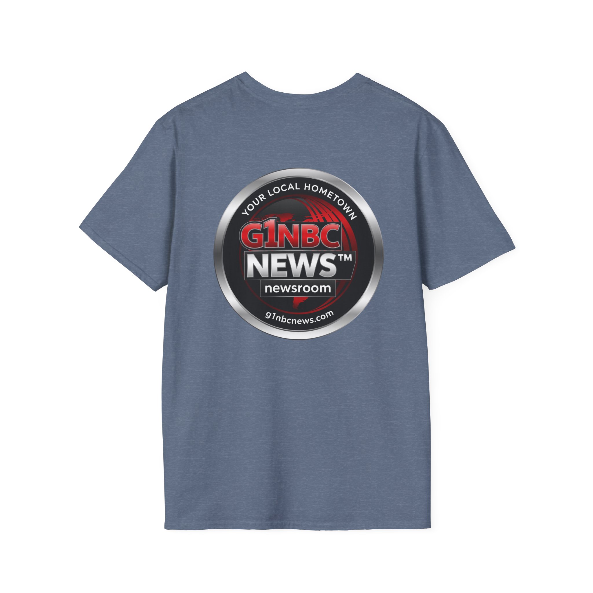 G1NBC News Softstyle T-Shirt, Community Shirt, Casual Wear, Gift for News Lovers, Hometown Pride, Comfortable Tee - Image 8