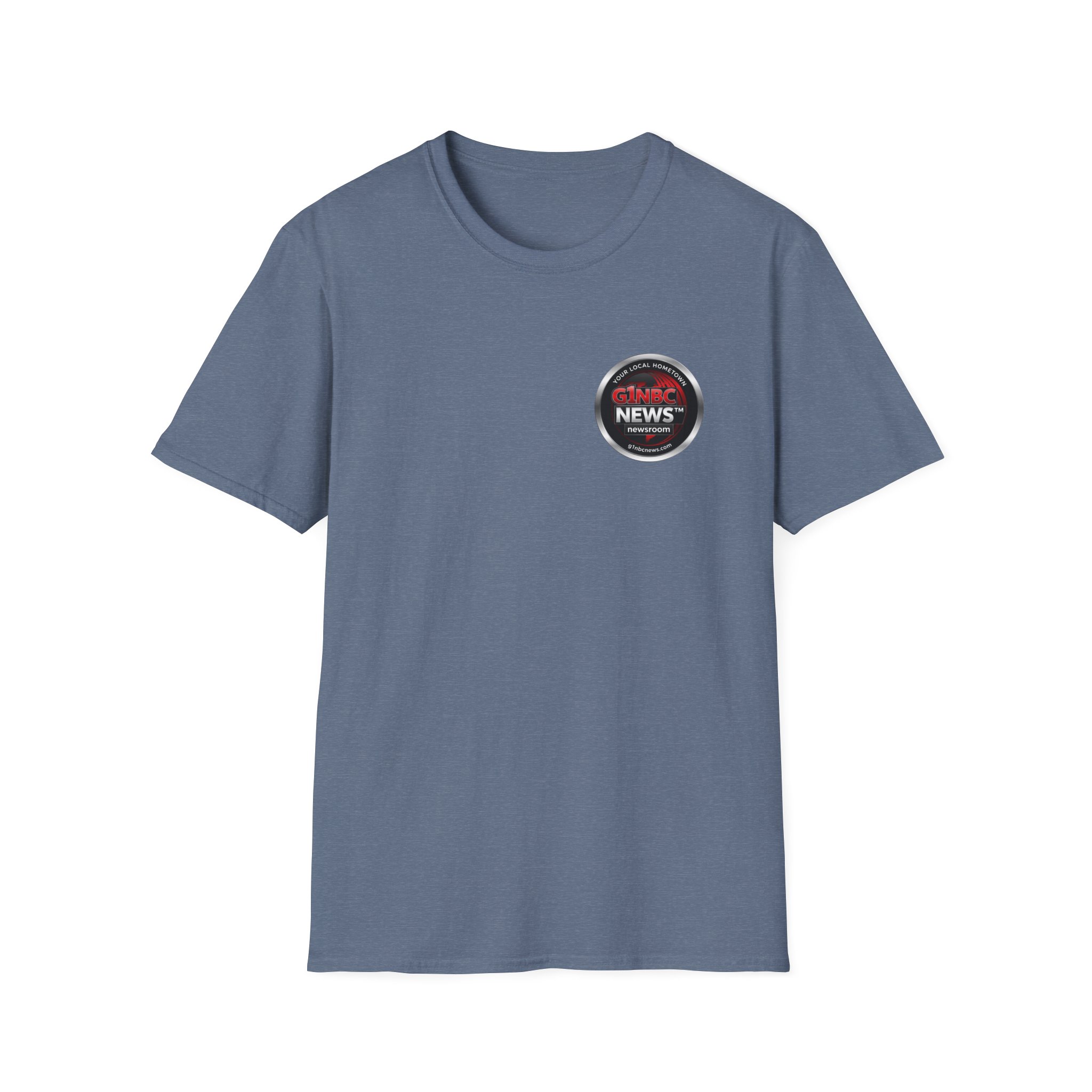 G1NBC News Softstyle T-Shirt, Community Shirt, Casual Wear, Gift for News Lovers, Hometown Pride, Comfortable Tee - Image 7